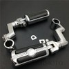 XKMT-1" Highway Radical skull Foot Pegs Clamps Compatible With Harley