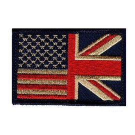 Hook USA UK British Flag Subdued Patch by Miltacusa