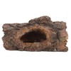 Reptile Simulation Tree Bark Hide Cave, Cool Reptile Resin Cave,Simulation