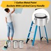 4 PCS 1 Gallon 4 Quart Empty Paint Cans with