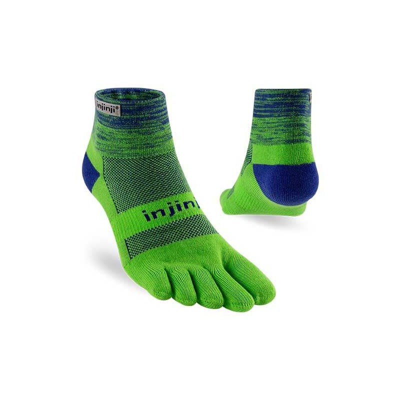 Injinji - 2.0 Run Midweight Mini Crew Socks - Unisex,