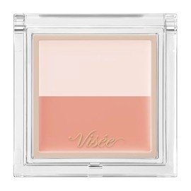Visee Color Duo Trick Concealer 04 Pink Beige Trick Concealer, Color Uneven Cover, Glossy, Compact, Pink, White, Multicolor, 0.1 oz (2.5 g)