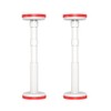 Adjustable Support Pole Small for Cabinets/Furniture - 440lb White Telescopic