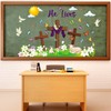Funrous Easter Classroom Decorations Easter Christian Bulletin Board Set Religious