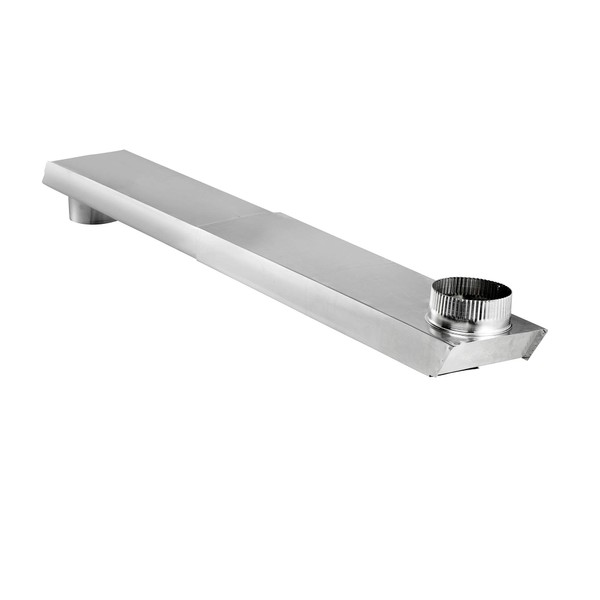 Lambro 3005 Vent Tite Fit, Titefit 90 Degree Rectangular Dryer Duct, Extends from 18" to 30", 26 Gauge Aluminum
