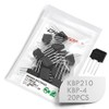 (Pack of 20) Chanzon KBP210 Bridge Rectifier Diode 2A 1000V