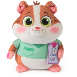 Vida the Vet, Popcorn Talking Plush Toy, 23-cm Tall Electronic Stuffed Animal with Soft Fur, Music and Phrases Kids’ Toys for Girls and Boys Aged 3 and Up