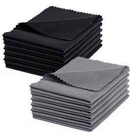 ACWOO 12 Brillentücher 15x18cm– Mikrofaser Reinigungstuch, Brillenputztücher Extra Weich & Saugstark