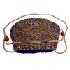 Purpledip Bolsa Potli (bolso con cordón): bordado de lentejuelas de