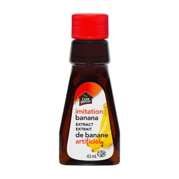 Club House, Quality Baking & Flavouring Extracts, Imitation Banana, 43ml