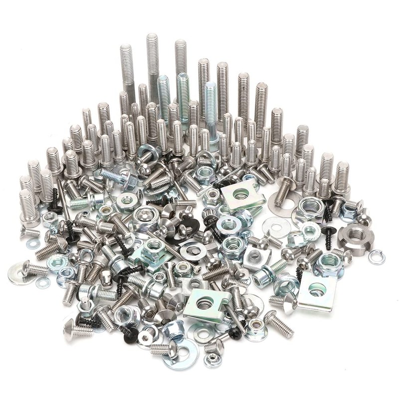 BIUGERCN Motorcycle Fairing Bolts Body Bolts Nuts Billet Steel for