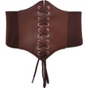 Hoerev Women's Girls’ Wide Elastic Belt Elastic Waspie Corset with