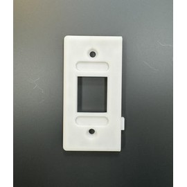 End Switch Plate Cover – White – 3D Printed Replacement for Fleetwood RV – Fits F25-2808, 595200, 10869464 – Made in USA