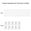 Jetec 4 Pieces Extendable Curtain Rod Cupboard Bars Tensions Adjustable