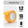 8 Rolls Premium Painters Tape, yellow Tape(1.2 Inch X 13