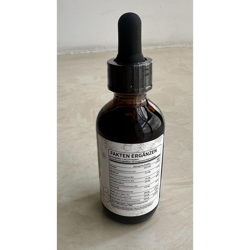 Mommachi Liposomal Vitamin B Complex Drops, High Dose Liquid with