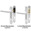 UPVC Door Handle Avocet Pioneer Sprung 92mm PZ Double Glazing