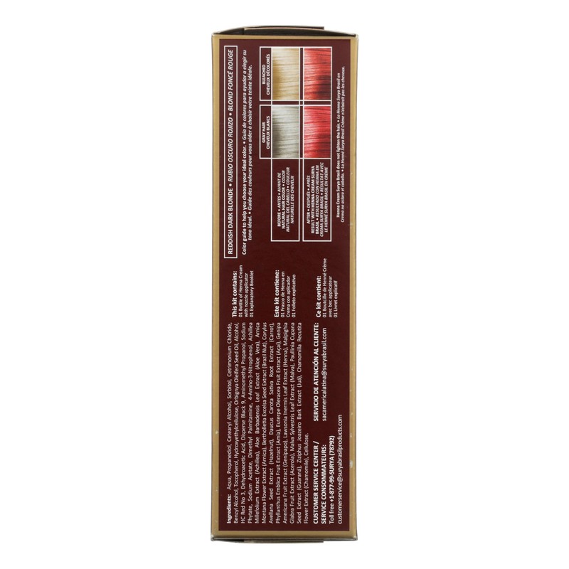 Surya Brasil - Reddish Dark Blonde Semi Permanent Henna Cream