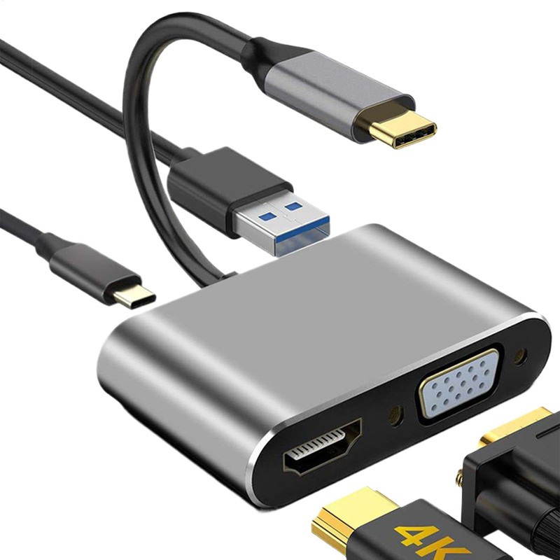 USB C to Dvi Vga Adapter - USB C to