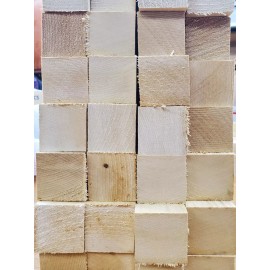 Basswood 1 1/2"×1 1/2" x 4"  32 pcs Basswood Carving Wood Blocks Craft Lumber KILN DRIED
