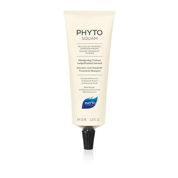 PHYTO Intensive Anti-Dandruff Treatment Shampoo, 4.2 Fl Oz