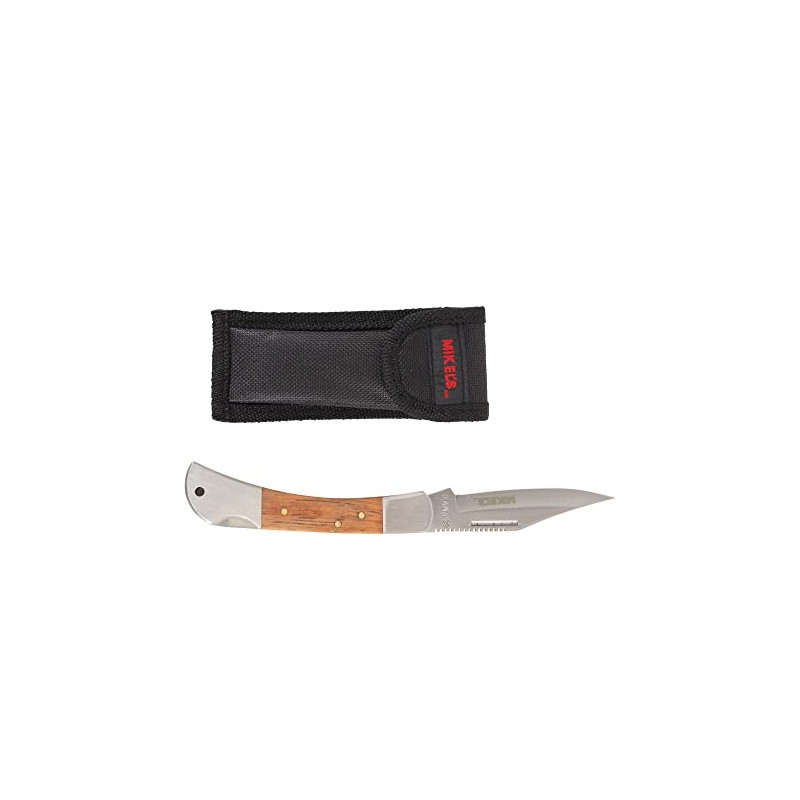Navaja con mango de madera