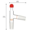 XCD Distilling Thermometer Adapter, 3-Way Glass Adapter with 24/40 Joints