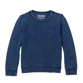 Fair Harbor Kids The Saltaire Crewneck –– Kids's Relaxed Long Sleeve Sweatshirt –– Incredibly Lightweight and Breathable Navy