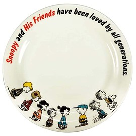Peanuts SN854-337 Plate, Plate, Approx. 9.8 inches (25 cm), Friends, Made in Japan