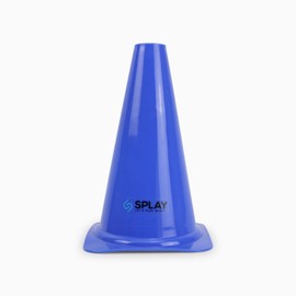 Splay Club Plastic Traffic Cones | Safety Cones for Field Practice, Outdoor Games, Fitness Training, Agility Set, Parking Markings | Cones with Waterproof Surface | Blue Colour – Pack of 4