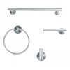 Meer - Set De 4 Accesorios Baño De Acero Inoxidable