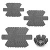 15pcs Felt Pan Protectors for Stacking, 3 Sizes Anti-Slip Heat