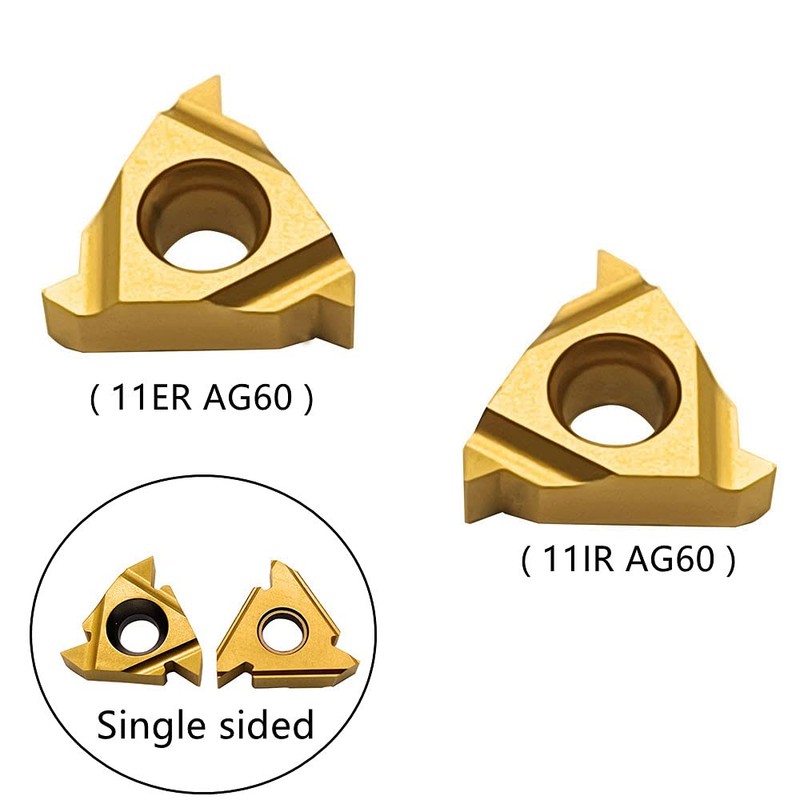 zouzmin - Insertos de rosca para torno, 11ER AG60 +