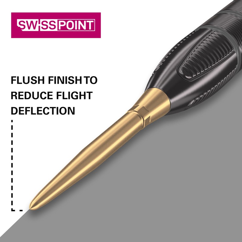 TARGET Darts Swiss Point Storm Gold 26mm Darts Points