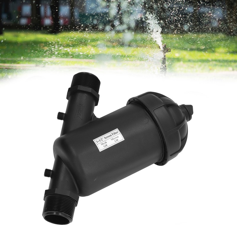 120 Mesh Drip Filter G1‑1/2 Male Thread Disc Filter for