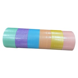 Operitacx 6 Rollen Klebriger Ball Dekorband Klebstoff Klebeband Nachfüllt Farbiges Klebeband Extra Breites Malerband Dekorativer Klebebandstift Set Zum Aufhängen Von Bildern Abdeckband Hoch