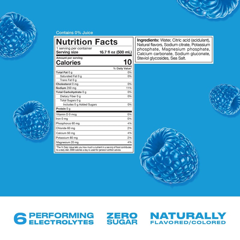 Cwench Hydration Ready To Drink Blue Raspberry 12x16.9oz