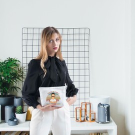 Cartoon TV Show Inspired Gift Bob Belcher Makeup Bag Burgers Style Gift Bob Belcher Fan Gift Burgers Inspired Cosmetic Bag (Terrible CA)