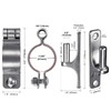 Insaga 304 Stainless Steel Gate Hinges Wall Mount | 1-5/8''