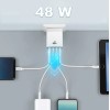 Enchufe Usb Clavija48w Carga Rápida3.0 4puertos Para Celular