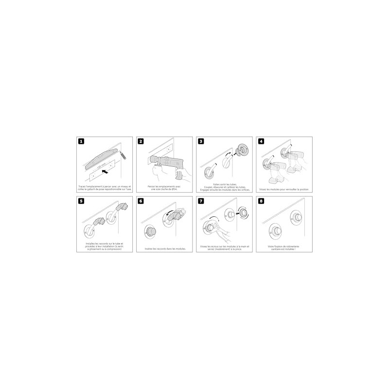 SOMATHERM FOR YOU - 303520301 - Mounting Connectors for Shower