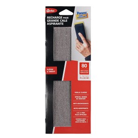 3 Pieces 70 225mm Hook and Loop Abrasive for Gerlon Dust-free Sanding, 80 Grit (Coarse)