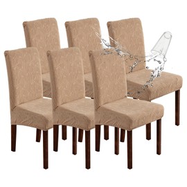 YUEANG Waterproof Dining Chair Covers, Chair Covers for Dining Room Stretch Parsons Chair Slipcover, for Dining Room Kitchen Chair Protector Cover, Removable, Washable