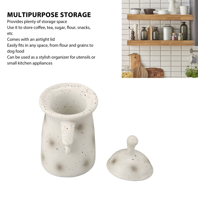 Canister with Attitude Decorative Cute Funny Food Storage Jar with
