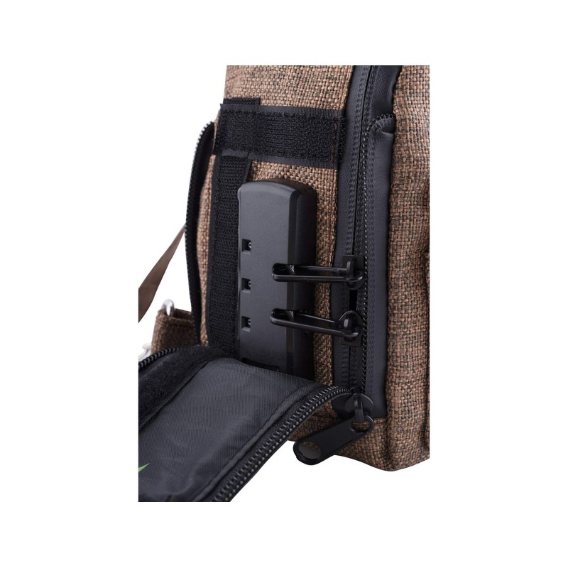 Hemp Smell Proof Locking Backpack - Natural Handmade With Secret