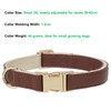 YUDOTE Soft Leather Dog Collars with Safety Quick Release Metal