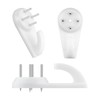 ZDRU 60pcs Concrete Wall Hooks, Non-Trace Picture Hanger, Invisible Nail
