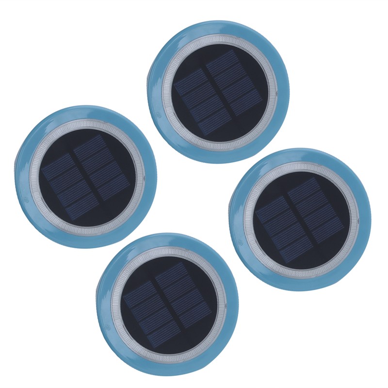 4Pcs Solar Floating Lights Waterproof LED Swimming Pool Lamp Solar