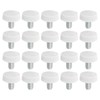 PATIKIL M5x8 mm Knurled Thumb Screws 20pcs Male Thread Round