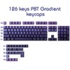 JakeTsai PBT Keycaps, 126 Key Colour Sublimation Cherry Profile Keycaps